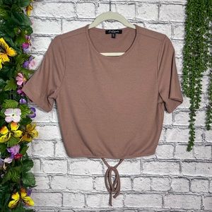 =🌼3/$30🌼Mixed Threads LA Ribbed Short Sleeve Top Size XL